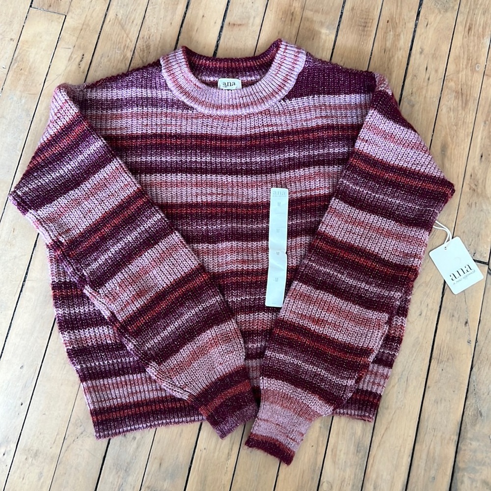 NWT a.n.a. Striped Sweater